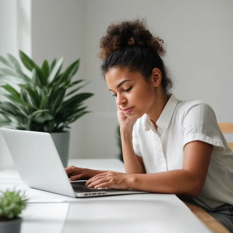 Entrepreneur focused in meditation
